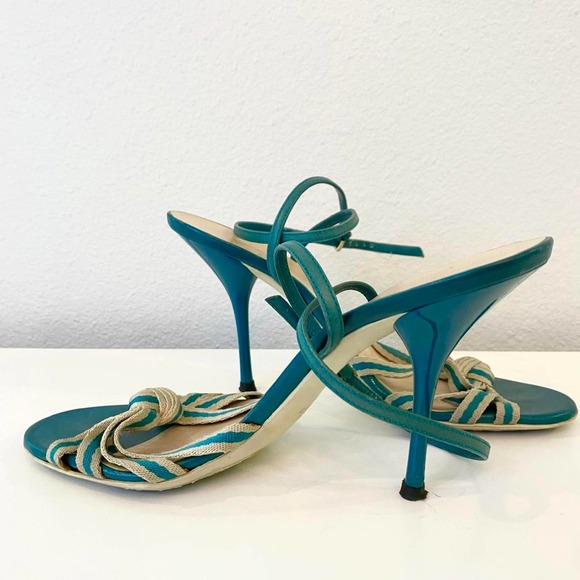 Great Condition Authentic Strappy Gucci Heels Size 7 - Picture 1 of 4